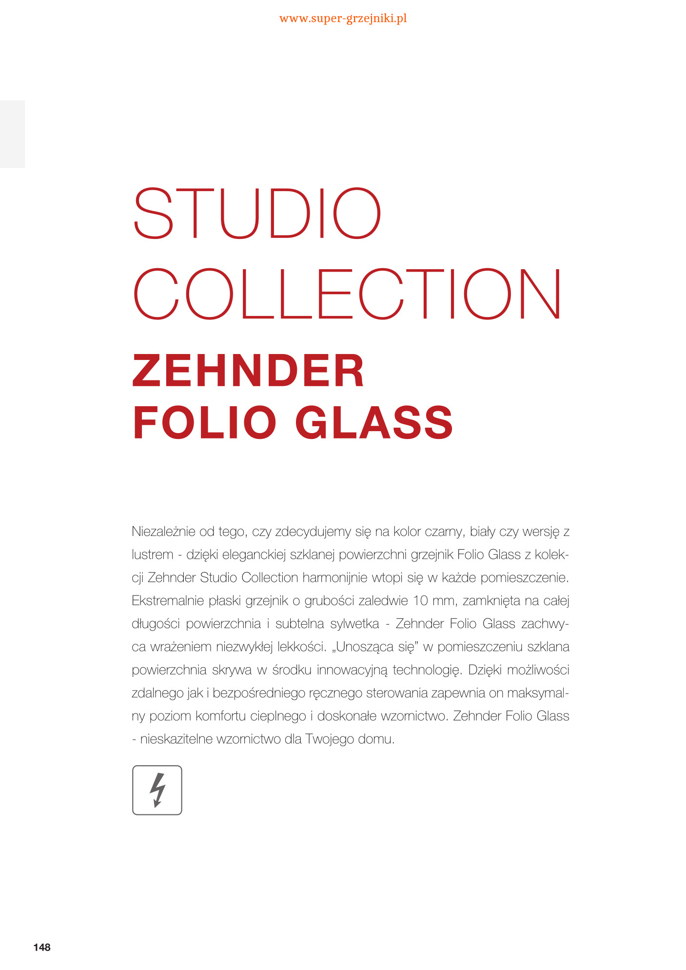 Grzejnik Folio Glass - Zehnder